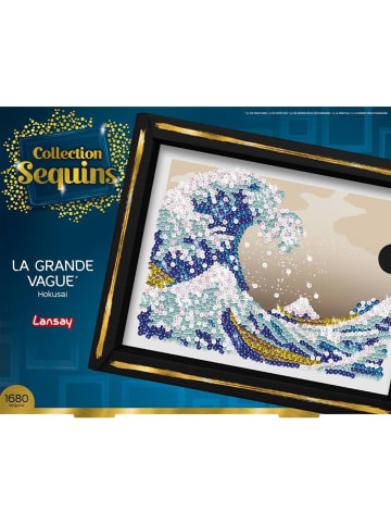 Lansay COLLECTION SEQUINS Hokusai Die Große Welle Paillettenbild ab 14 Jahren