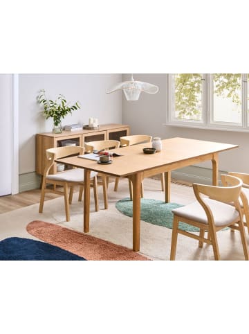 Beliani Esszimmertisch DELMAS in Braun - (W) 90 x (H) 76 x (L) 160 cm