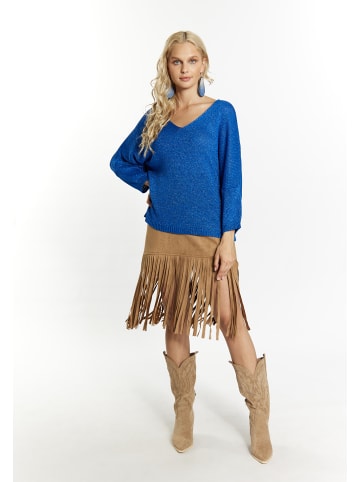 IZIA Damen Pullover in Blau Marine