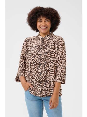 Cream Langarm - Hemd CRTiah Regular fit in Animal Neutral