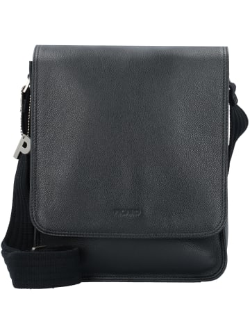 PICARD Milano Umhängetasche Leder 22 cm in schwarz