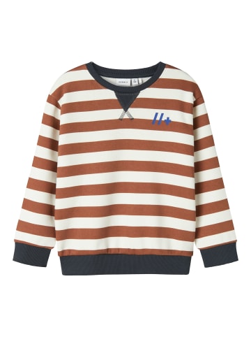 name it Sweatshirt NMMOVILLO in carob brown