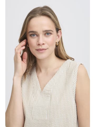 Fransa Ärmellose Bluse FRCAYLA Normal in Silver Mink stripes