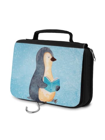 Mr. & Mrs. Panda beautycase Pinguin Buch ohne Spruch in Eisblau