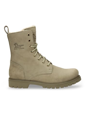 PANAMA JACK Schnürstiefelette in grün