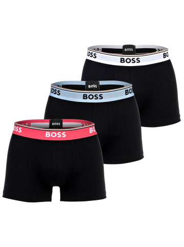 BOSS Boxershort 3er Pack in Schwarz/Blau/Rot