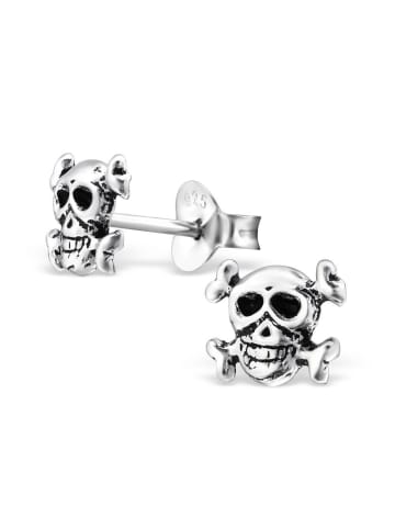 Bungsa Ohrstecker in Silber