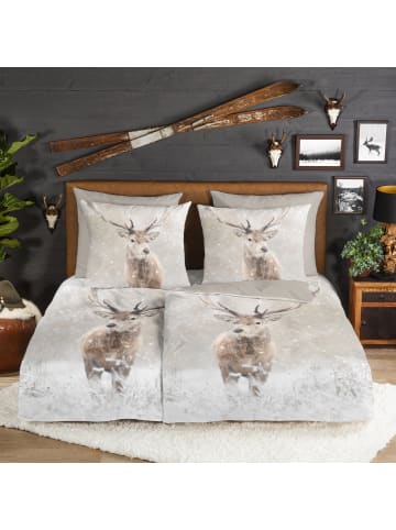 Good Morning Flanell Wendebettwäsche in sand