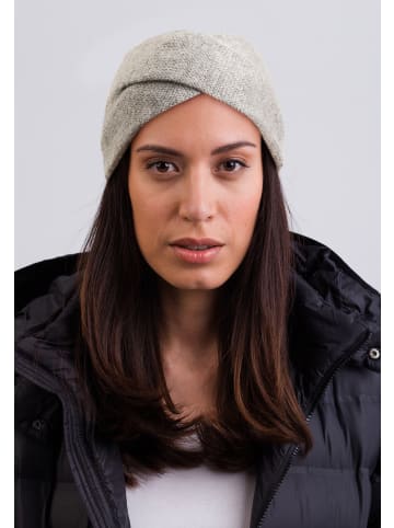 CASH-MERE.CH Bio Stirnband in Hellgrau melange