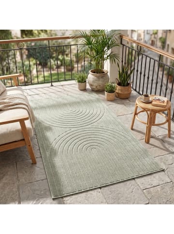 Teppich Boss Indoor Outdoor Teppich Nova 1201 Läufer in Grün