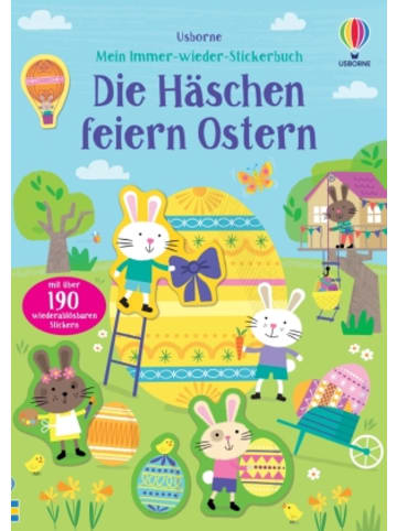Usborn Buch - Mein Immer-wieder-Stickerbuch: Die Häschen feiern Ostern