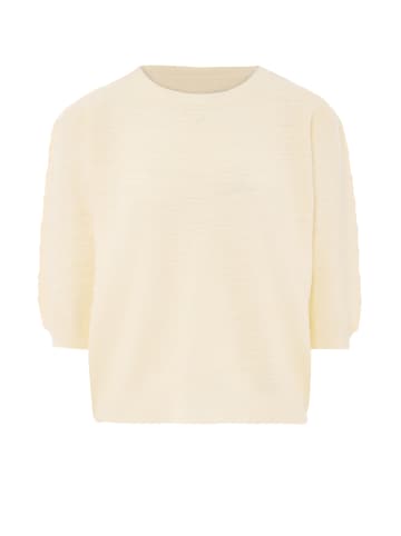 Sidona Damen Strickpullover in Wollweiss