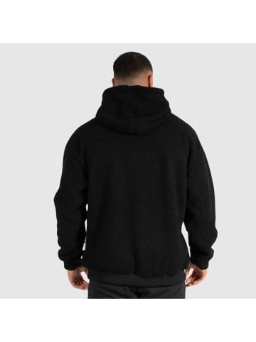 SMILODOX Teddy Fleece Hoodie Antony in Schwarz