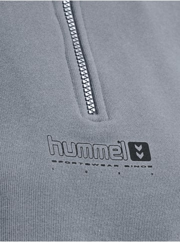 Hummel Trainingsjacke "Lgc Nikka Cropped Halfzip" in Grau