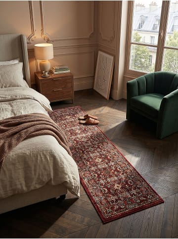 KADIMA DESIGN Hochflor-Teppich Kuschelig GLAZERT Weich Berber Wohnzimmer in Rot