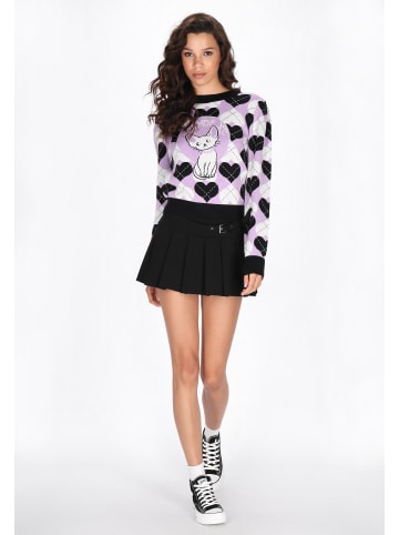 myMo ROCKS Women Sweater in black lilac