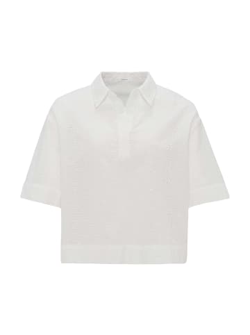 OPUS Kurzarmbluse für Damen in Weiß