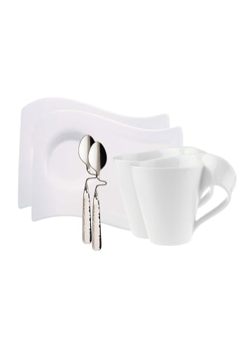 Villeroy & Boch 6er Set Becher-Set NewWave in weiß