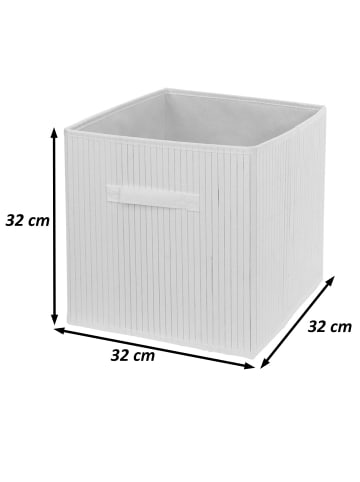 MCW 4er-Set Faltbox C21, Weiß