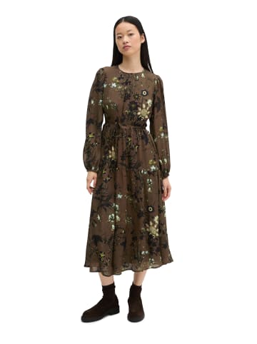 Marc O'Polo Bedrucktes Kleid regular in Dark Brown