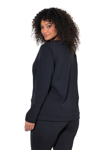 Ulla Popken Langarmshirt in schwarz