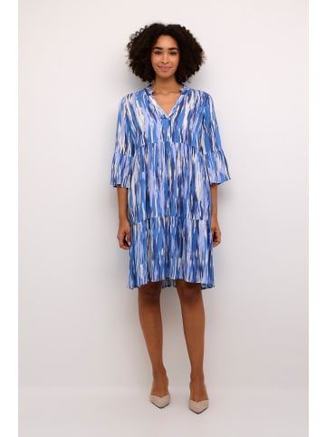 Kaffe Kleid KAarina in Blue Abstract Print