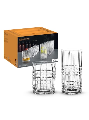 Nachtmann 12er Set Bargläser Highland in transparent