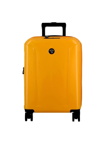 Jump Glossy 4 Rollen Kabinentrolley 55 cm mit Dehnfalte in jaune