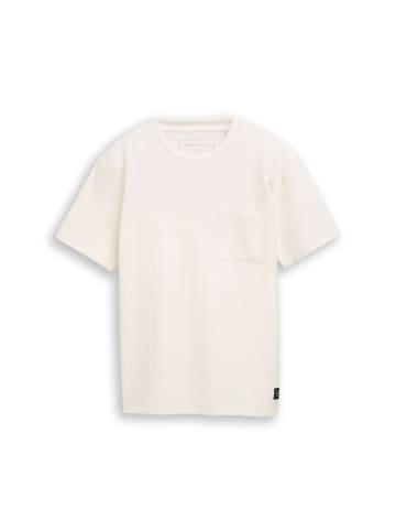TOM TAILOR Denim T-Shirt in ecru