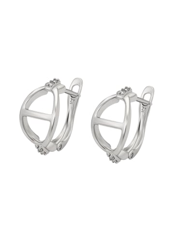 faina Women Huggie Earrings in Silver