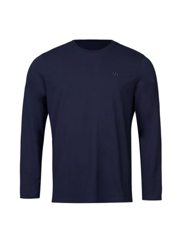 SNOCKS Schlafanzug Oberteil Herren lang 1 Stück in Dunkelblau