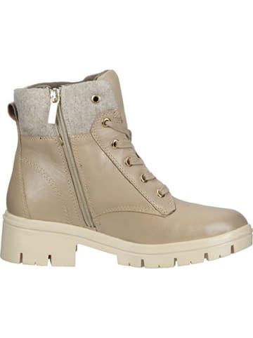 Jana Schnür-Stiefeletten für Damen in creme