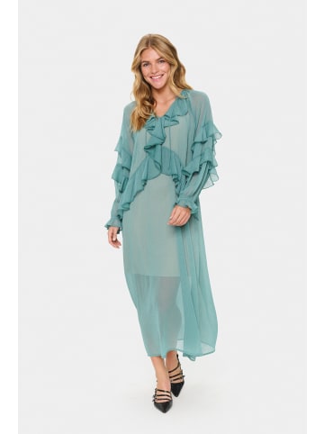 SAINT TROPEZ Kleid JacelynSZ Lockere Passform in Sagebrush Green