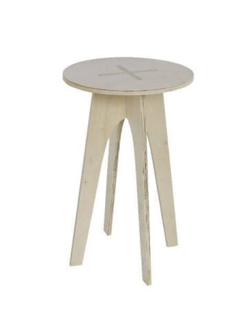 Today Kaffeetisch rund Simplicity, Holz in Beige, Ø 40 x (H) 60 cm