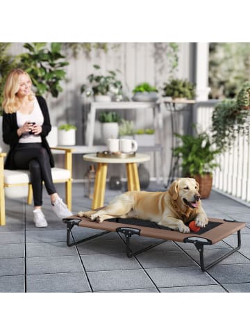 Pawhut Hundeliege Outdoor 75L x 51B x 18H cm