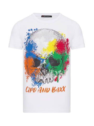 Cipo & Baxx T-Shirt in WHITE