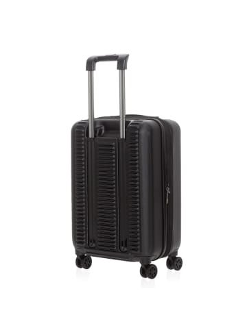 Mandarina Duck Tank Case 4 Rollen Kabinentrolley S 55 cm mit Dehnfalte in black