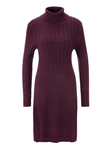 Aniston CASUAL Strickkleid in bordeaux