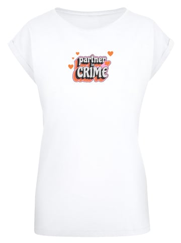 F4NT4STIC T-Shirt Partner In Crime Valentinstag in weiß