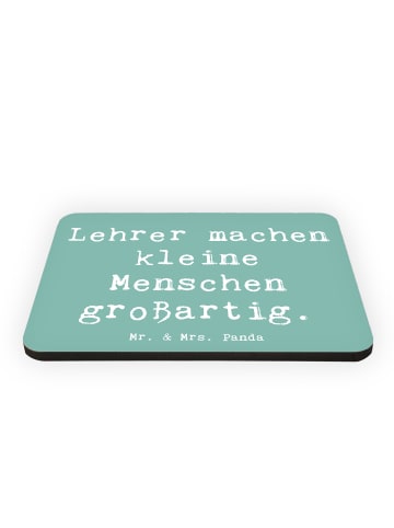 Mr. & Mrs. Panda Magnet Spruch Lehrer Großartig mit Spruch in Meeresbrise