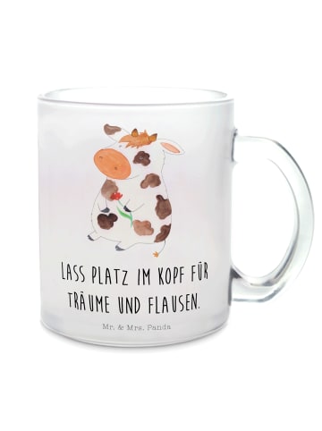 Mr. & Mrs. Panda Becher Kuh mit Spruch in Transparent