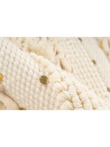 Kayoom Kurzflor Teppich Bohist 525 in creme - rechteckig