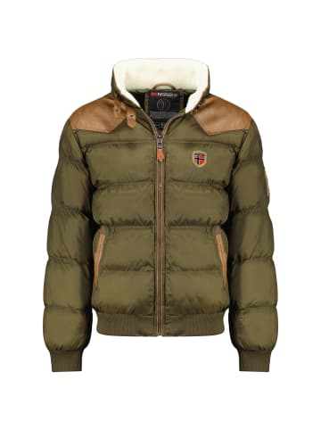Geographical Norway Herren Regular Fit Jacke in Khaki