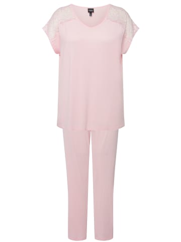 Ulla Popken Pyjama in baby rosa