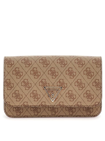 Guess Noelle XBody - Umhängetasche 10cc 19 cm in latte logo/brown