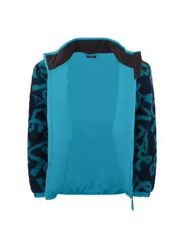 Trollkids Trollkids Kids Lyngdal Jacket in dark turquoise/madeira blue
