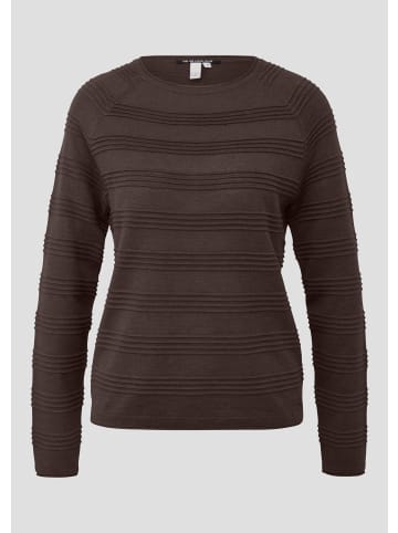 QS Strickpullover in 89W0_dunkelbraun