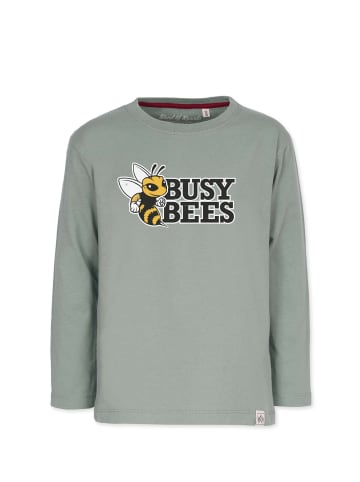Band of Rascals Longsleeve " Busy Bees Raglan " in moos