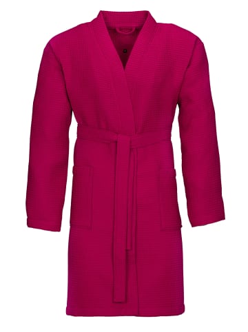 Vossen Bademantel in cranberry