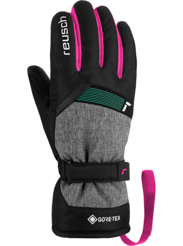 Reusch Fingerhandschuhe Flash GORE-TEX Junior in 7771 blck/blck melang/pink glo